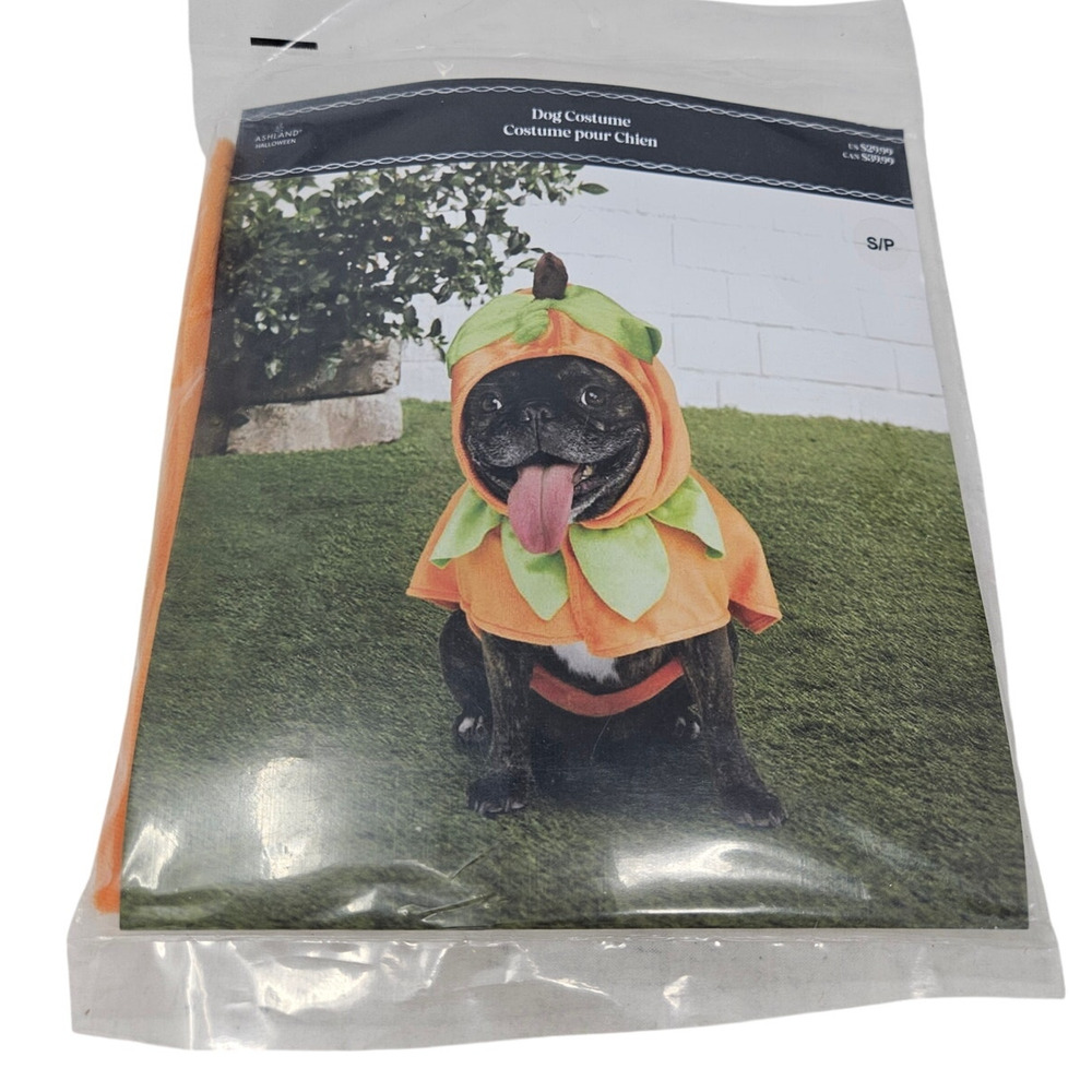 NEW Ashland Halloween Dog Costume L Pumpkin Orange Puppy